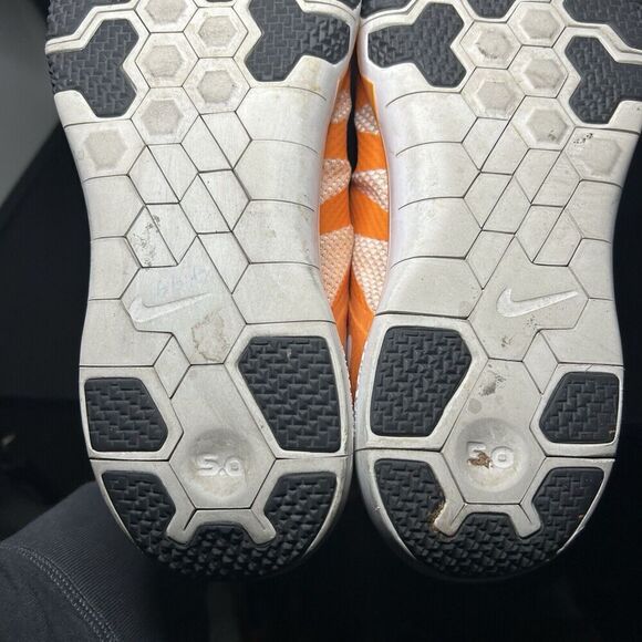 Nike Free Trainer 5.0 V6 AMP Tennessee Vols UT White Orange Size 8.5 723939 810 - Picture 9 of 12